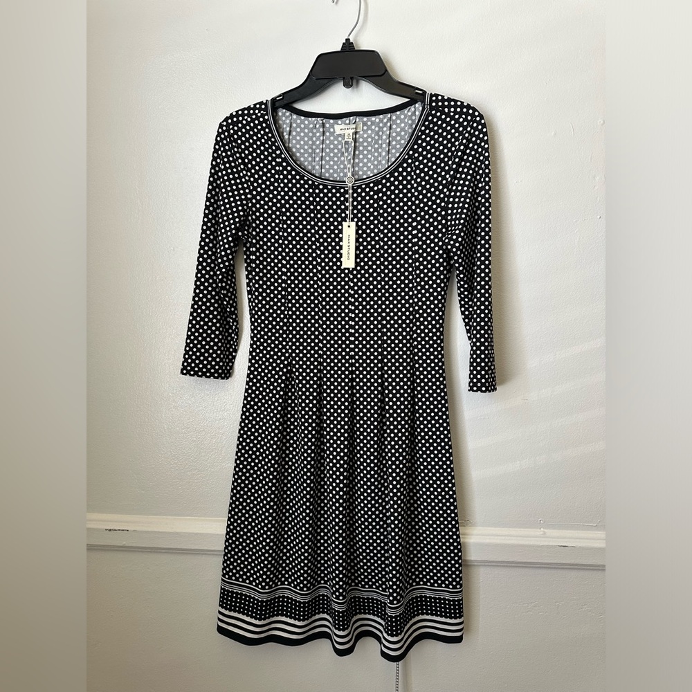 Max Studio Polka Dot Dress Size S